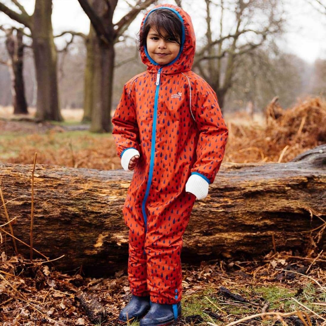 Fleece Lined Puddle Suit Kids All In One LittleLife