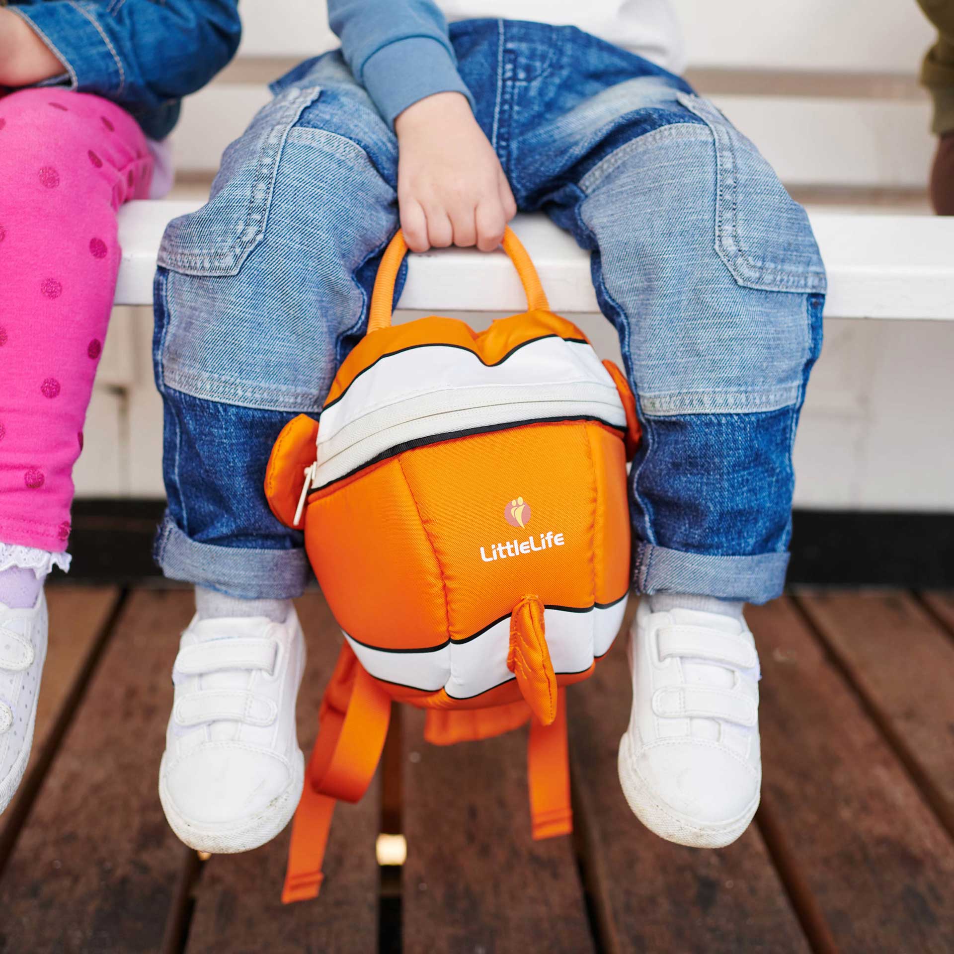 Clownfish Backpack with Rein Toddler Backpacks LittleLife