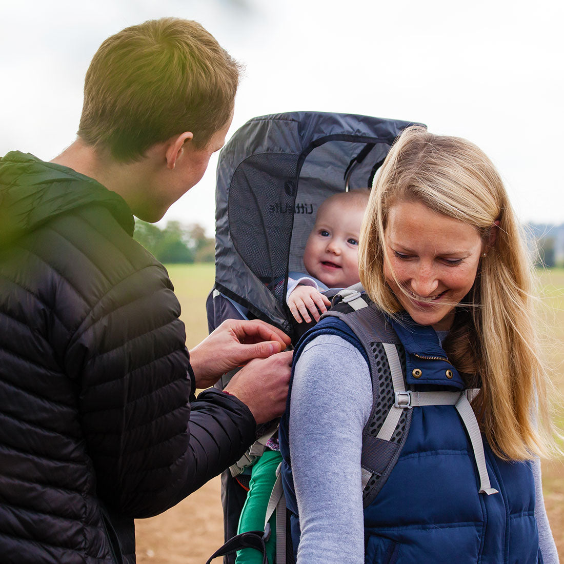 Baby carrier store sun cover